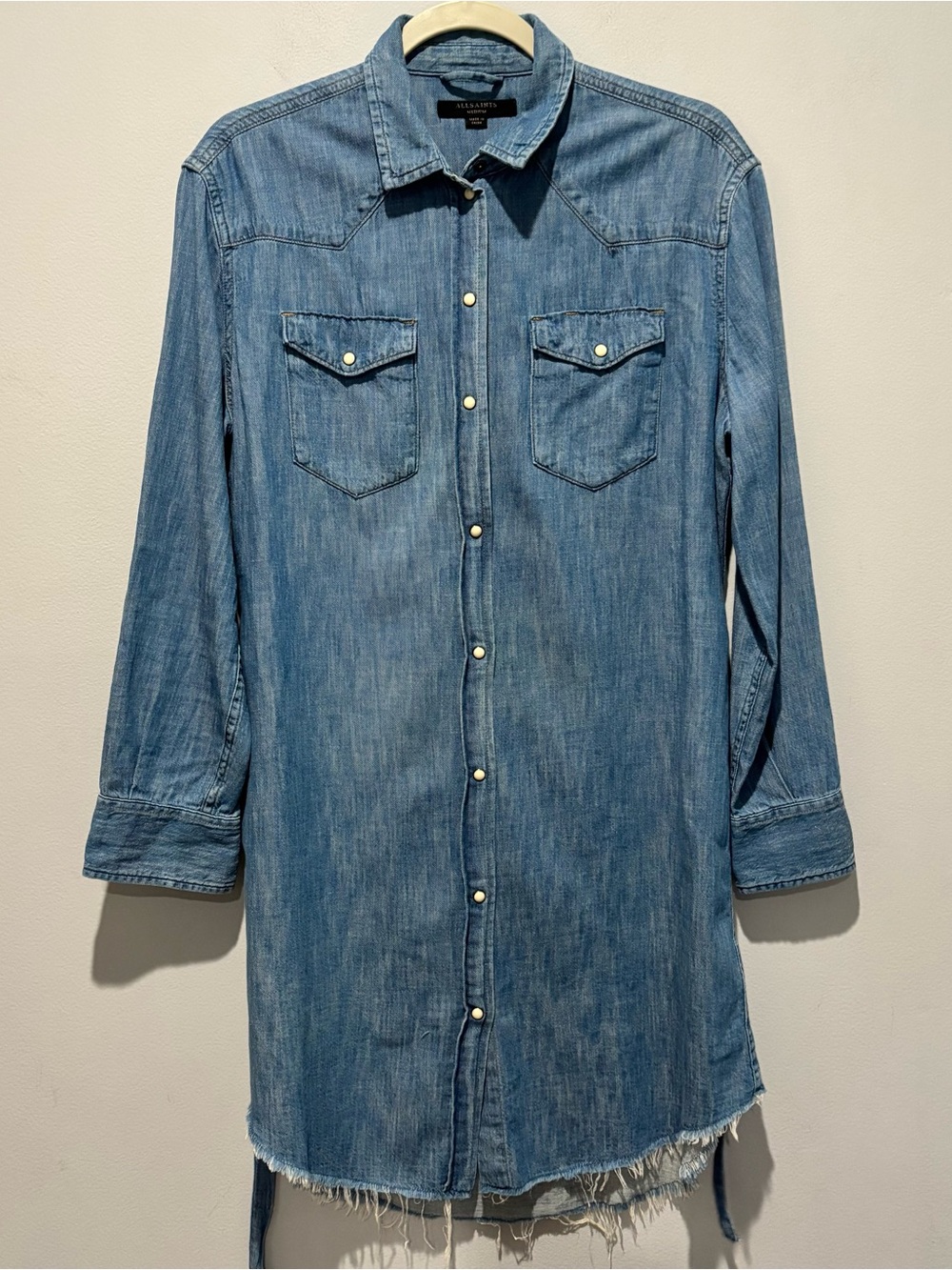 All Saints Zelda denim dress